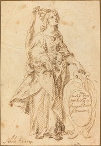 Eritreisk sibyll av Spanish 17th Century