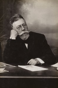 Angel Guimera (1845–1924), spansk dramatiker (s/h-foto) av Spanish Photographer