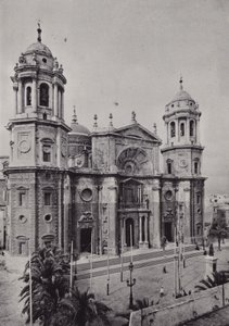 Cadiz: La Catedral (s/hvitt bilde) av Spanish Photographer