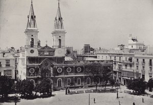 Cadiz: Constitution Square (s/hvitt bilde)