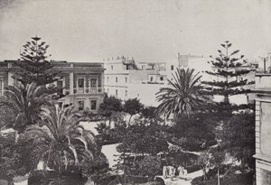 Cadiz: Plaza de la Reina (s/hvitt bilde) av Spanish Photographer