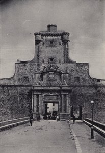 Cadiz: Puerta de Tierra (s/hvitt bilde)