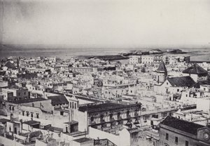 Cadiz: Generelt utsikt fra tårnet i Tavira (s/hvitt bilde) av Spanish Photographer