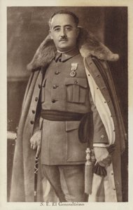 Francisco Franco, spansk general og diktator (s/h-foto)