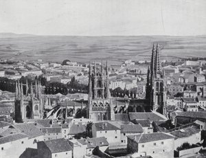 Generelt bilde av Burgos (s/h-bilde)