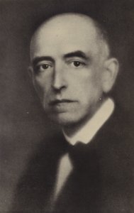 Manuel de Falla , spansk komponist (1876-1946) (s/hvitt-bilde) av Spanish Photographer
