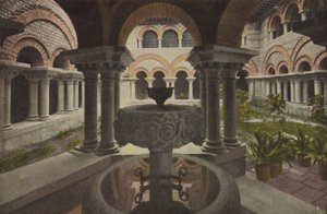 Montserrat: Romansk klostergang; Romansk klostergang (fargebilde)