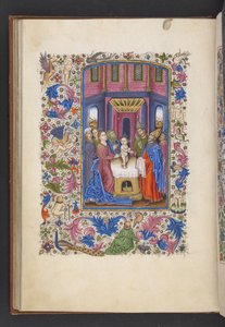 Legg til MS 50004 f.41v The Circumcision, fra en 