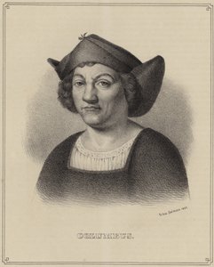 Christopher Columbus av Spanish School