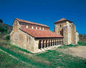 San Miguel de Escalada-kirken, 913 (bilde) av Spanish School