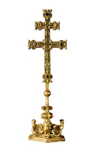 "Signum crucis" kors av Templar-ordenen til Ponferrada (Spania) av Spanish School