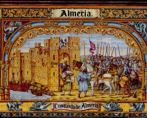 Erobringen av Almeria av de katolske kongene i 1488 (keramikk) av Spanish School