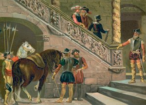 Drakter fra 1600-tallet av Spanish School