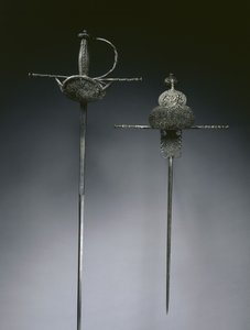 Skålfestede gripere, ca. 1650 (stål) av Spanish School