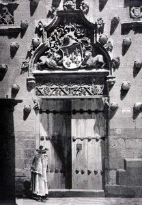 Dør til Casa de las Conchas, Salamanca av Spanish School