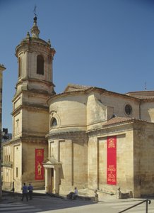 Utsiden av klosteret av Spanish School