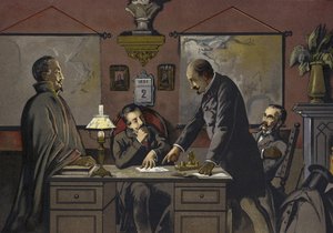 Frankrike - natten til 2. desember 1851 av Spanish School
