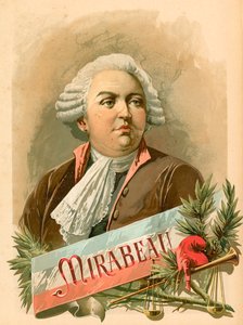 Ære Gabriel Riqueti, greve av Mirabeau av Spanish School