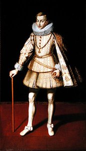 Infante Carlos, bror til Philip IV (olje på lerret) av Spanish School
