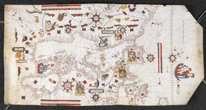 Portolan Chart, av Jaume Olives av Spanish School