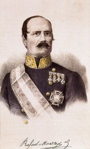 Portrett av Rafael Maroto (1783-1847), 1800-tallet (gravering) av Spanish School