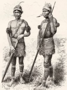 Søramerikanske Carijona-indianere av Spanish School
