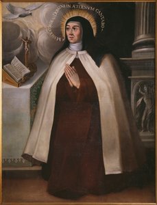 St. Teresa av Avila av Spanish School