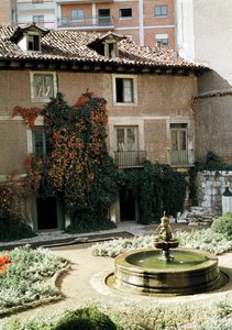 Huset til Miguel Cervantes (1547-1616) av Spanish School
