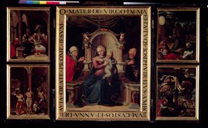 Triptych fra Chapel of Relics av Spanish School