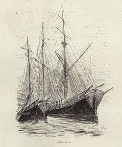 tyrkiske skip av Spanish School