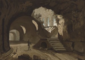 Underjordiske korridorer til Colosseum, Roma av Spanish School