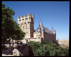 Utsikt over alcazaren av Spanish School