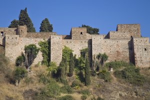 Murene til Alcazaba av Spanish School