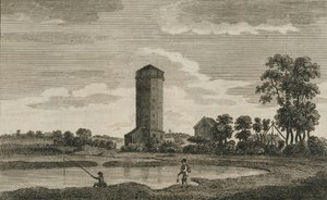 Et eldgammelt vanntårn, i Hampshire, 1786 av Sparrow