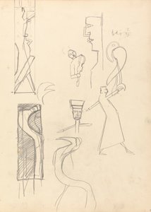 Cave of the Golden Calf: Studie av geometriske figurer av Spencer Frederick Gore