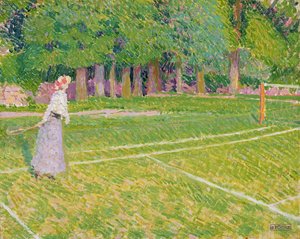 Tennis på Hertingfordbury, 1910