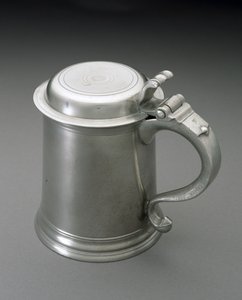 Tankard, ca. 1820-1827 (tinn) av Spencer Stafford