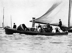Et kongelig og keiserlig parti i Cowes, 1910.