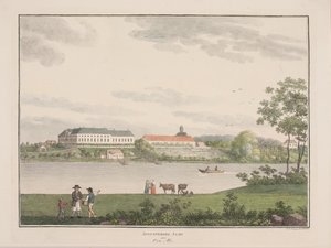 Augustenborg slott på øya Als av Søren L. Lange