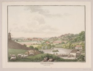 Christiansfeld, fra østsiden