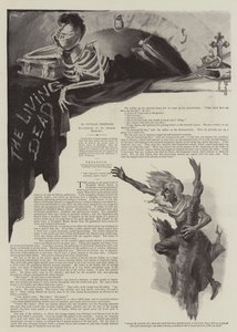 Illustrasjon for The Living Dead, av Outram Tristram
