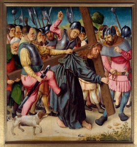 Christus auf dem Weg nach Golgatha von St Germain-des-Pres master