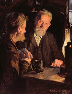 Old Cronies (olje på lerret)