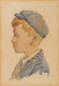 Portrett av Alec, ca. 1904 (akvarell på papir) av Stanhope Alexander Forbes