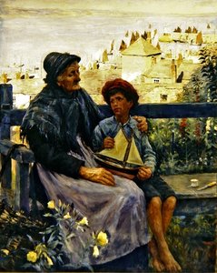 Son of the Sea (olje på lerret) av Stanhope Alexander Forbes