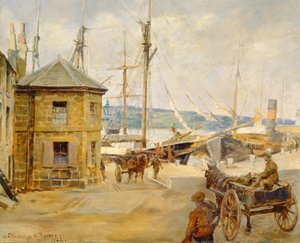 Havnekontoret, Penzance av Stanhope Alexander Forbes