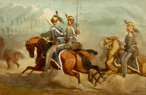 Kavaleri, illustrasjon av Stanislao Grimaldi del Poggetto