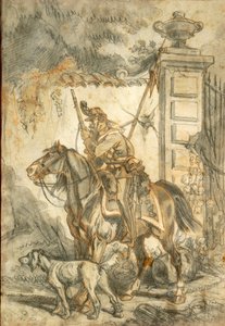 Lansere på patrulje, Illustrasjon av Stanislao Grimaldi del Poggetto