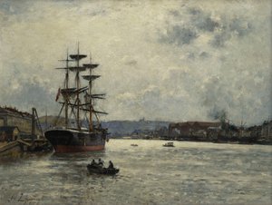 Havnen i Caen; Le Port de Caen,