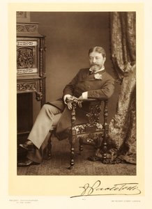 Sir Francesco Paolo Tosti (1847-1916), sangkomponist, portrettfotografi